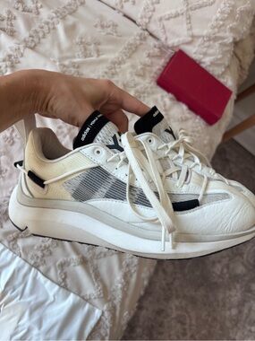 Adidas Y-3 Women’s White and Black Platform Sneakers